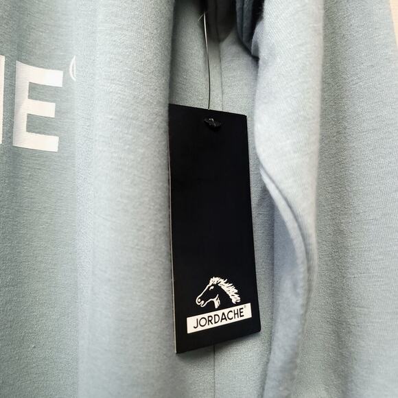 Jordache Tshirt Size 1x Cold Shoulder Horse Green Blue Women Western Cowgirl - Picture 3 of 10